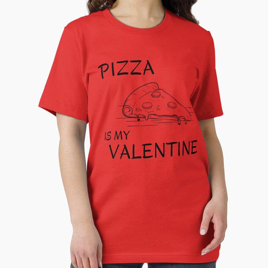 PIZZA IS MY VALENTINE HANDDRAWN PIZZA SLICE by ARUN VASWANI T-Shirts, Hoodie, Sweatshirt | BlankRebels.com (Image 2)