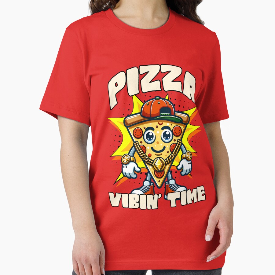 Pizza Vibin' Time by RockBeeDesigns T-Shirts, Hoodie, Sweatshirt | BlankRebels.com (Image 2)