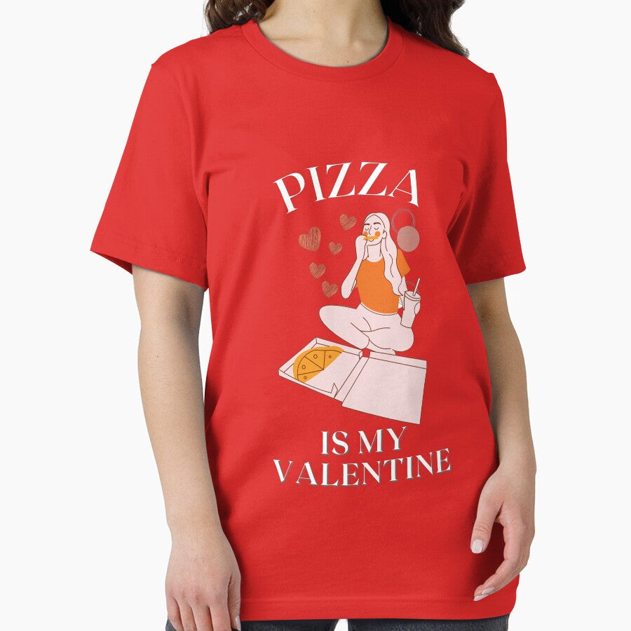 Pizza is my Valentine- Pizza Lovers by EvaWolf T-Shirts, Hoodie, Sweatshirt | BlankRebels.com (Image 2)