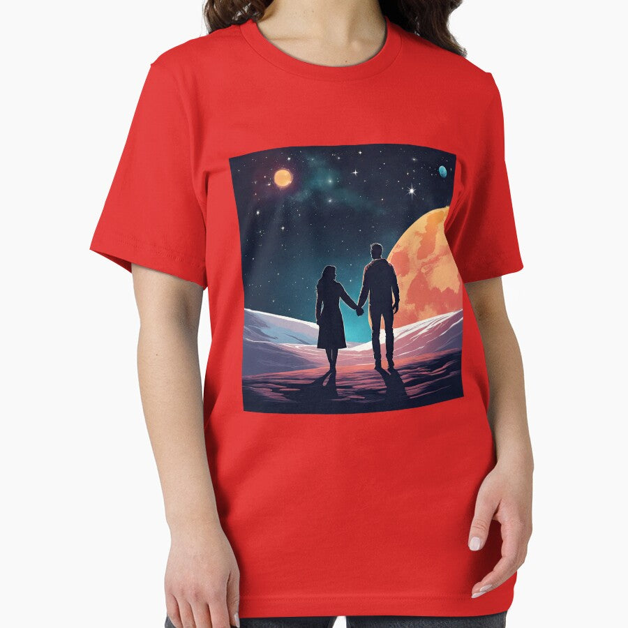 Man And Woman Standing On The Erath by Bilisik T-Shirts, Hoodie, Sweatshirt | BlankRebels.com (Image 2)