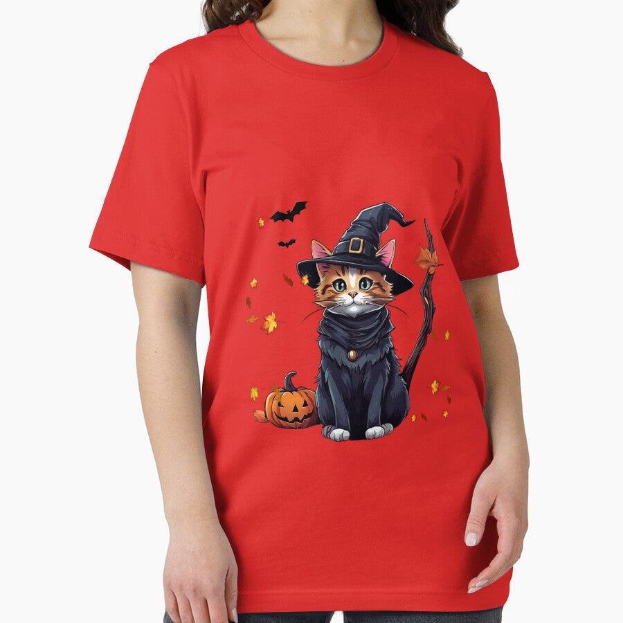 Wizard Cat in the Autumn Night. by PopProArt T-Shirts, Hoodie, Sweatshirt | BlankRebels.com (Image 2)