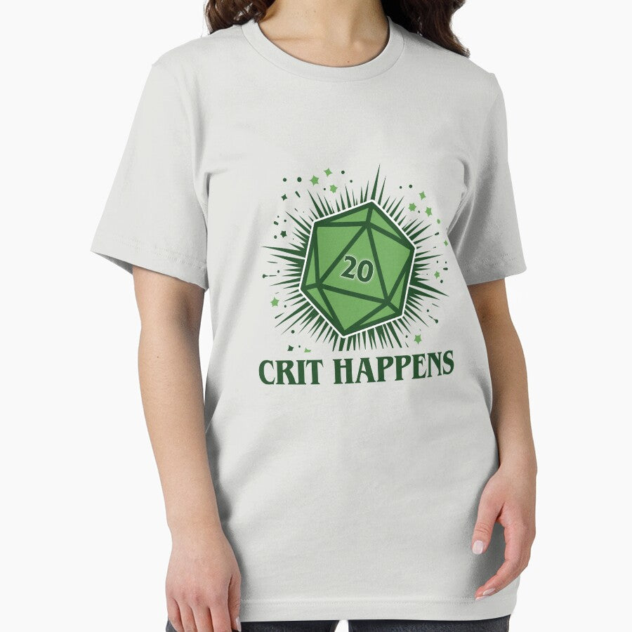 Crit Happens (green) by SteveesArt T-Shirts, Hoodie, Sweatshirt | BlankRebels.com (Image 2)