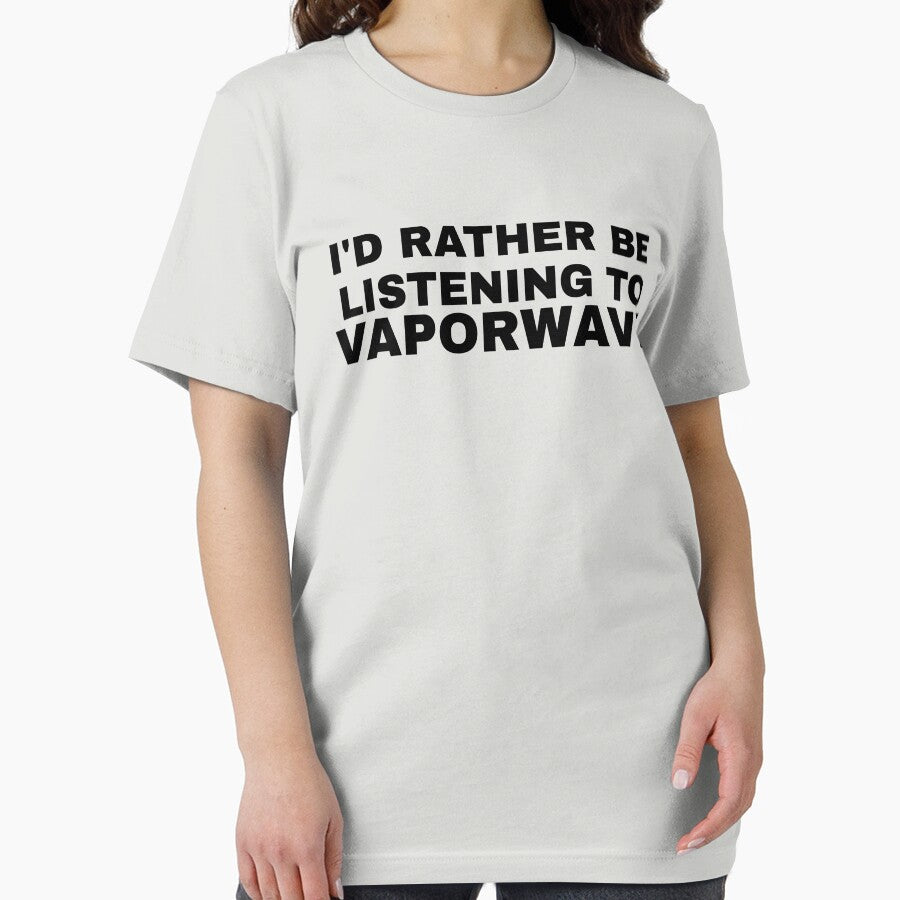 I'd Rather Be Listening To Vaporwave by HiddenStar02 T-Shirts, Hoodie, Sweatshirt | BlankRebels.com (Image 2)