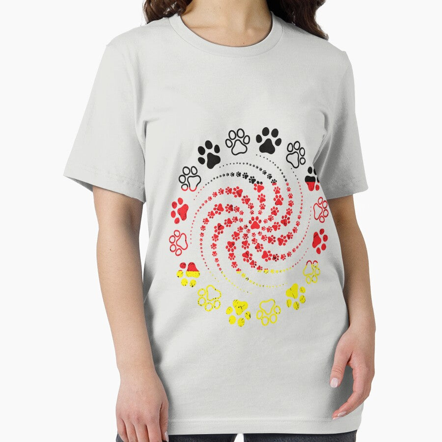 Vintage Dog Paw for Dogs Mum Germany Flag by KAYDEE01212 ✨ T-Shirts, Hoodie, Sweatshirt | BlankRebels.com (Image 2)