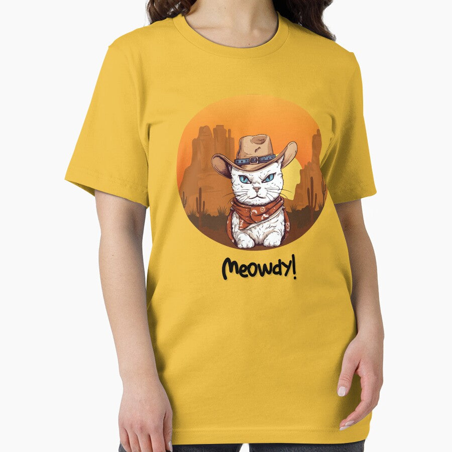 Meowdy Texas Cowboy Cat for Cat Lover by AITeeGenius T-Shirts, Hoodie, Sweatshirt | BlankRebels.com (Image 2)