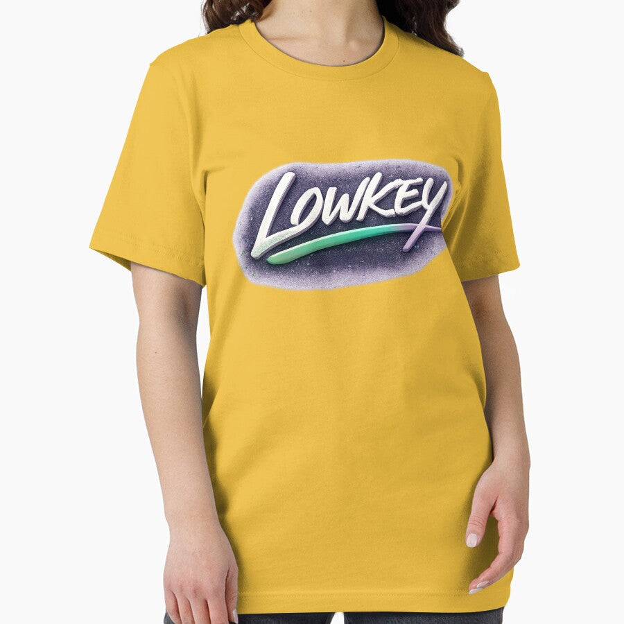 LOWKEY – Subtle Energy Streetwear Typography by DesignsByHania T-Shirts, Hoodie, Sweatshirt | BlankRebels.com (Image 2)