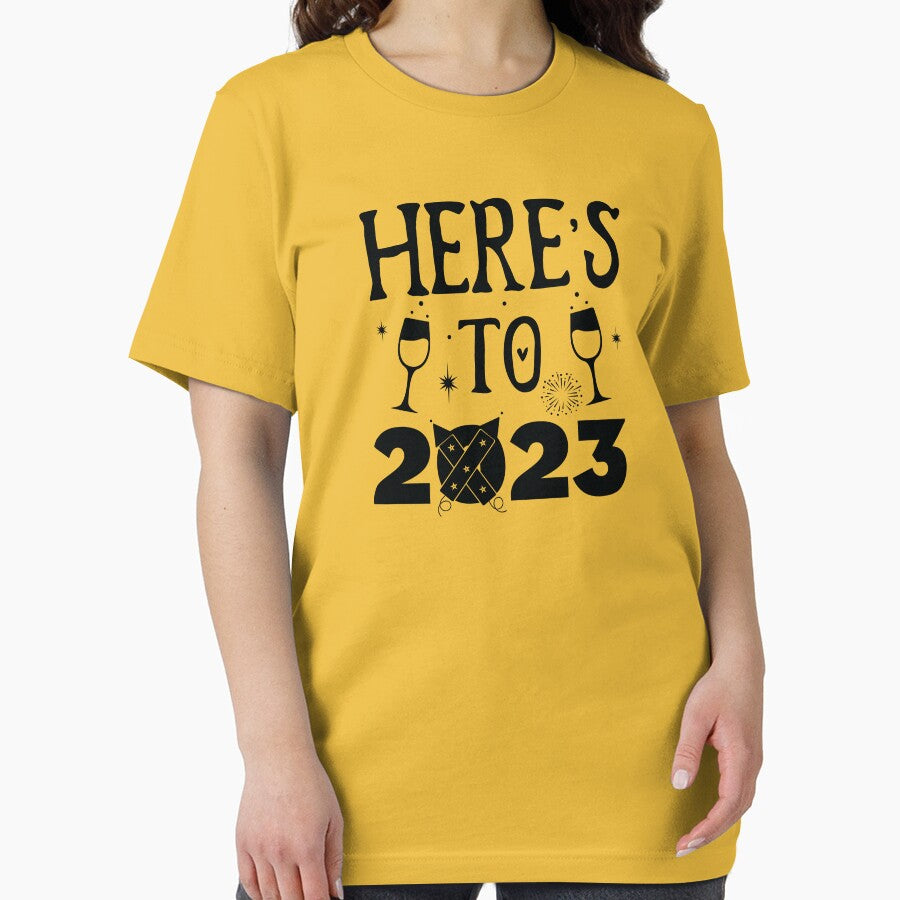 Here'S 2023 Here'S 2023 New Year Shirt Happy New Year Shirt Bye Bye 2022 Shirt T-Shirts, Hoodie, Sweatshirt