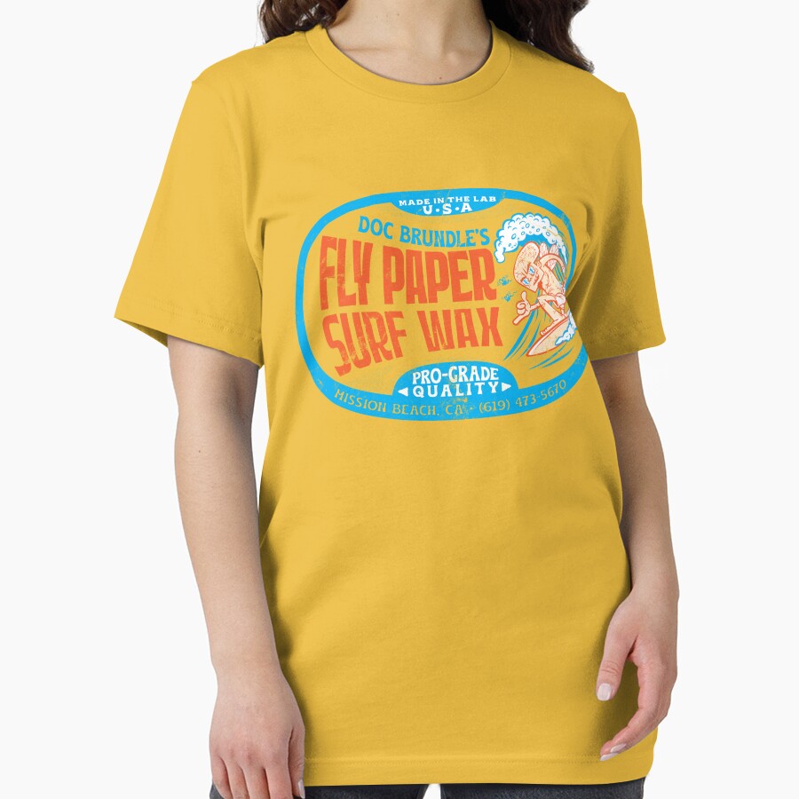 Doc Brundle's Flypaper Surf Wax by PistolPete315 T-Shirts, Hoodie, Sweatshirt | BlankRebels.com (Image 2)