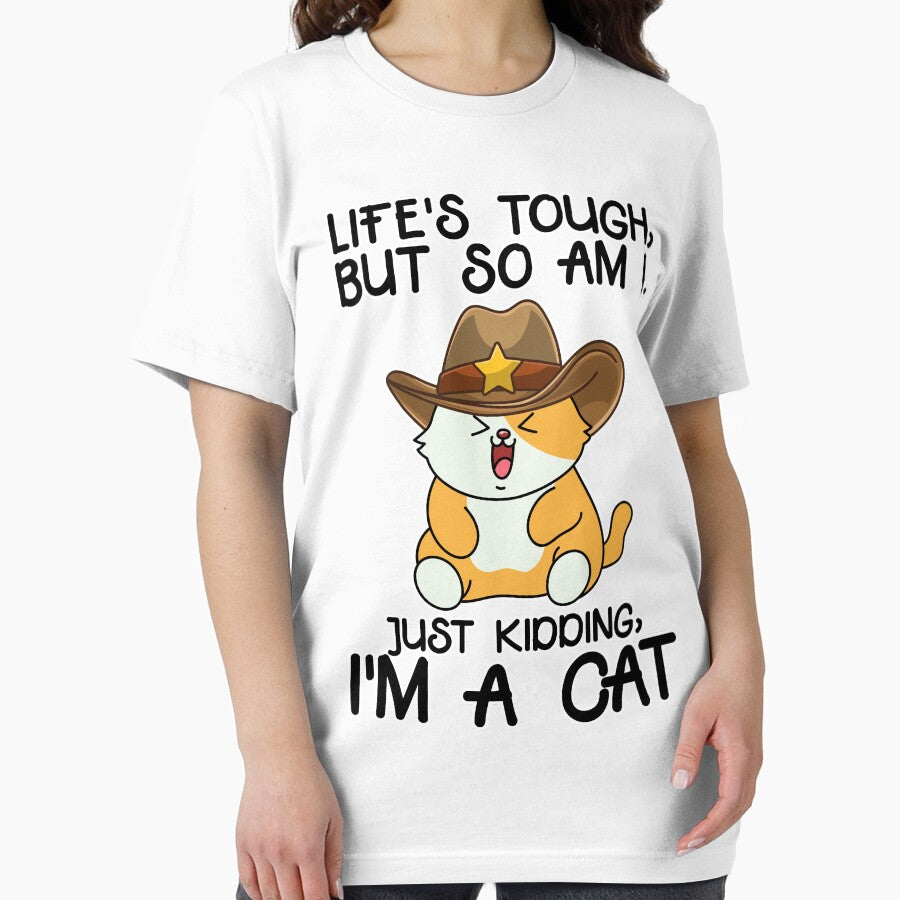 Tough Cat Cowboy Quote by Design_for_merch T-Shirts, Hoodie, Sweatshirt | BlankRebels.com (Image 2)