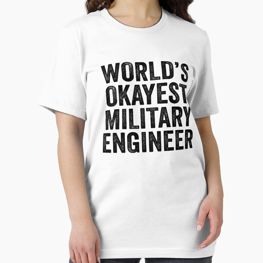 World'S Okayest Molecular Engineer Shirt Funny Molecular Engineer Dad Husband Molecular Engineer Distressed T-Shirts, Hoodie, Sweatshirt