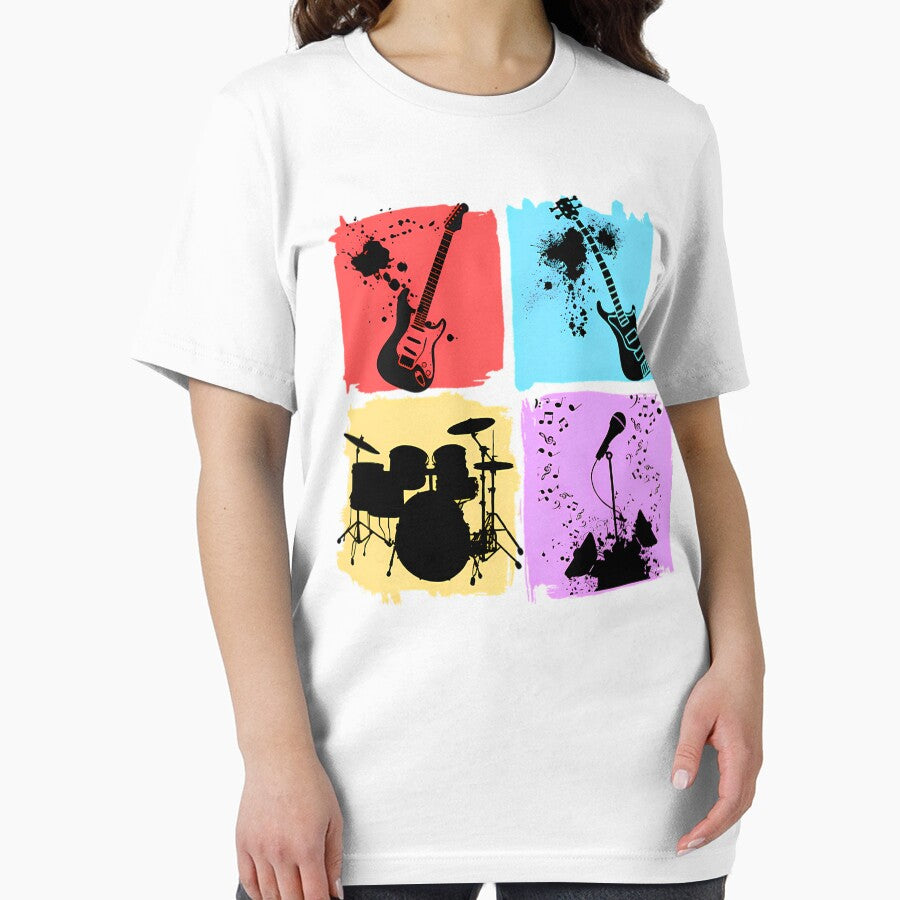Rock Band Music by CraftyArk T-Shirts, Hoodie, Sweatshirt | BlankRebels.com (Image 2)