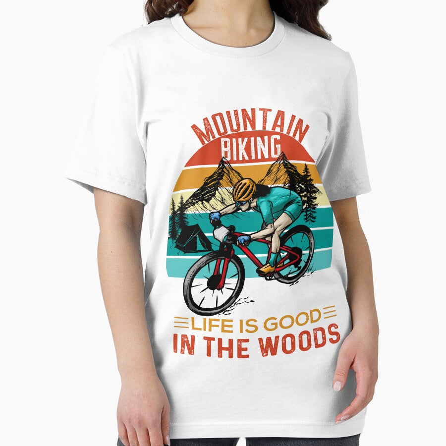 A mountain biker who rides his bike in nature by velisani T-Shirts, Hoodie, Sweatshirt | BlankRebels.com (Image 2)