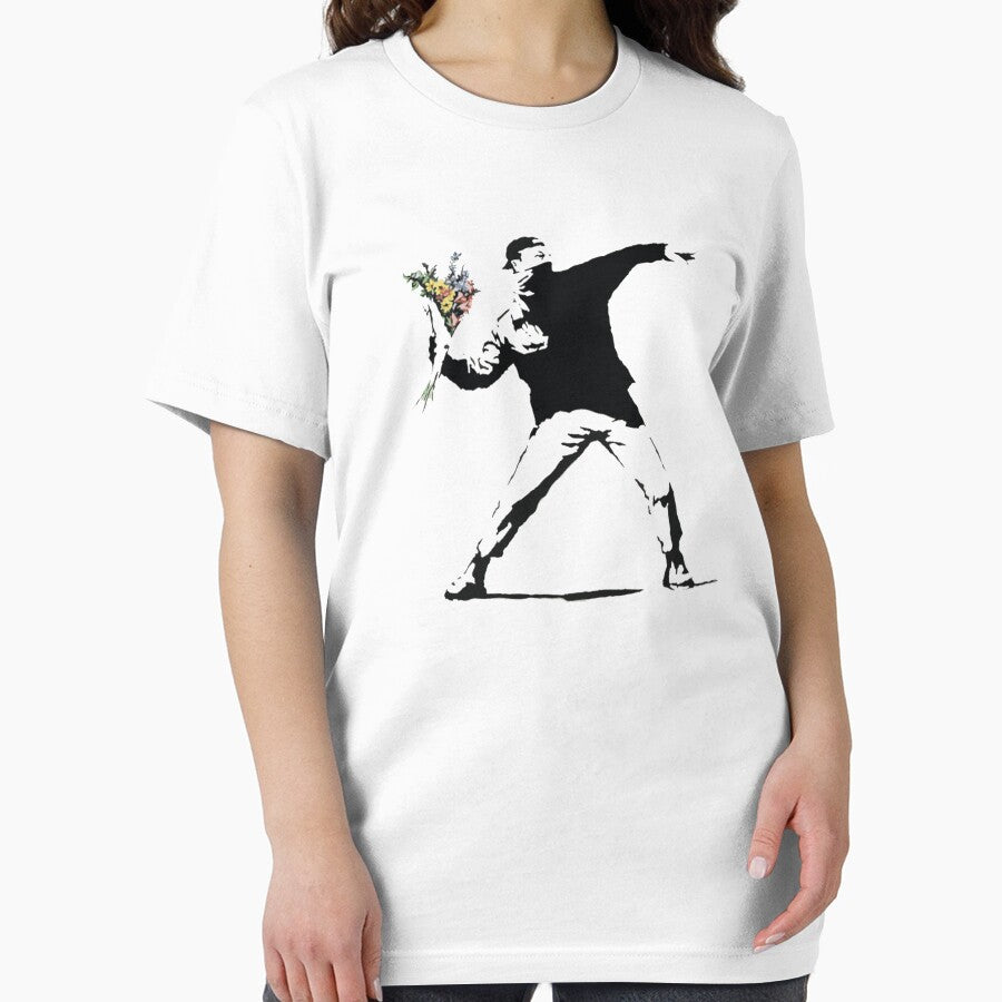 Banksy Flower Thrower by VolunteerCoalit
