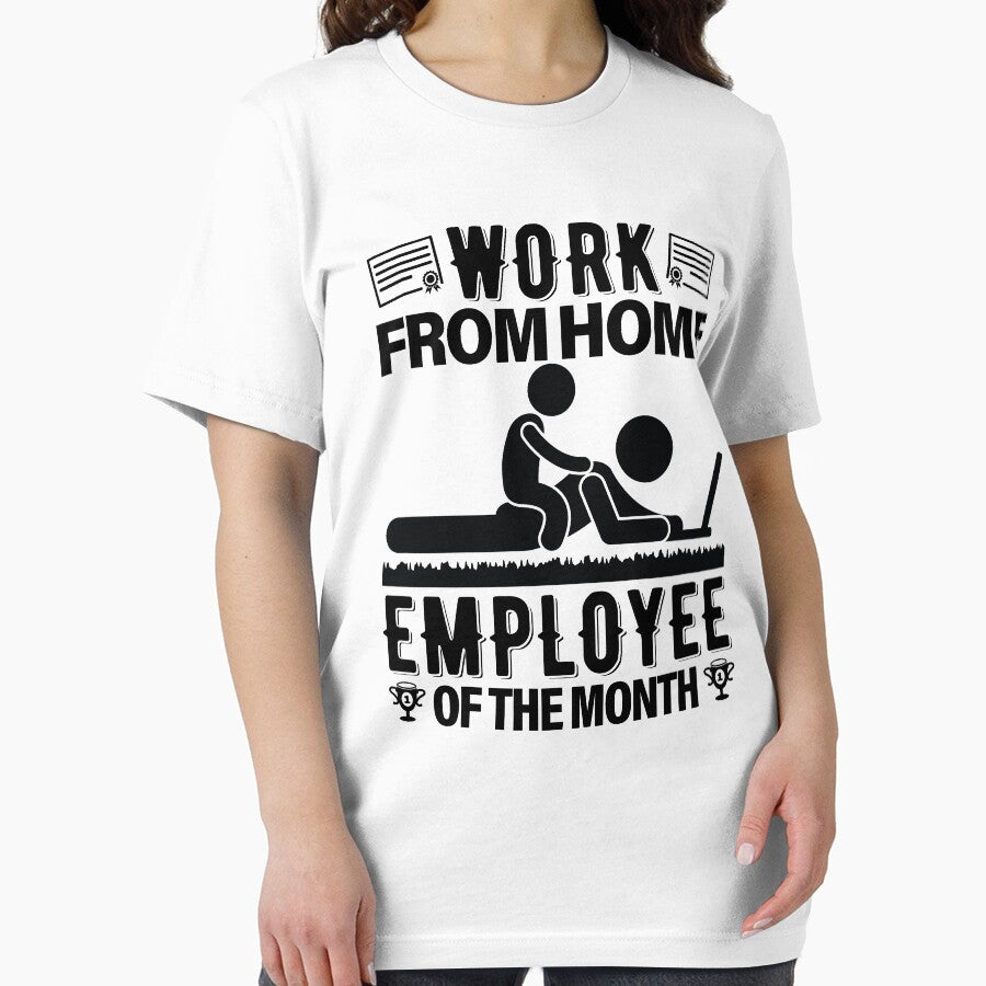 Work From Home Employee Of The Month | Parenthood by GravitiTees T-Shirts, Hoodie, Sweatshirt | BlankRebels.com (Image 2)