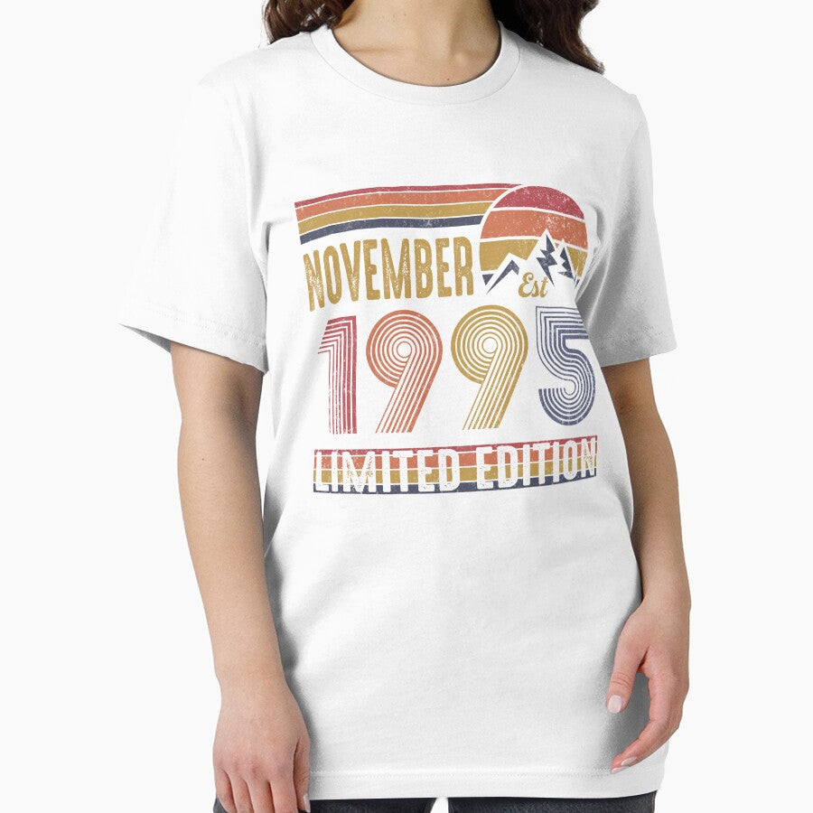 November 1995 Vintage 30th Birthday Retro Limited Edition Gift by FernaRoje T-Shirts, Hoodie, Sweatshirt (Image 2)