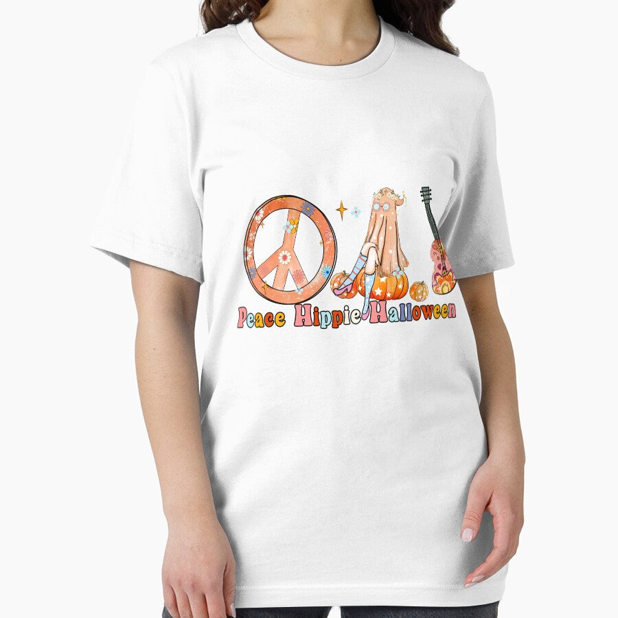 Peace Hippie Halloween Sublimation by Teapot-art T-Shirts, Hoodie, Sweatshirt | BlankRebels.com (Image 2)