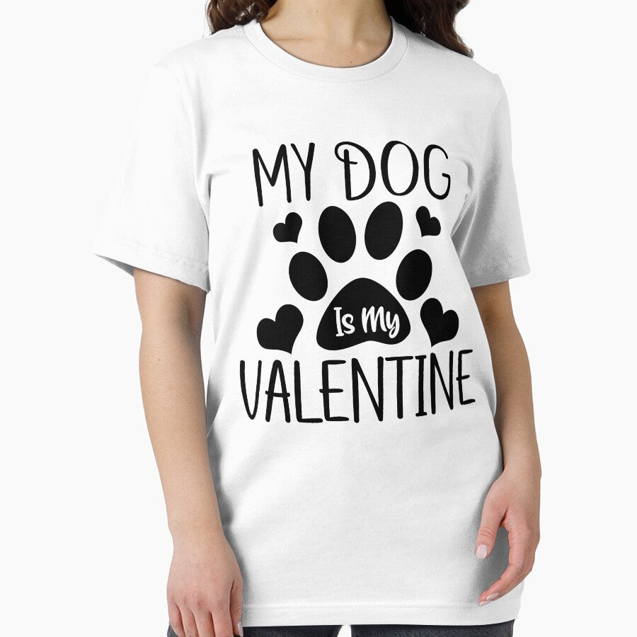 My Dog is my valentine T-shirt by Cooltees4u1 Hoodie, Sweatshirt | BlankRebels.com (Image 2)