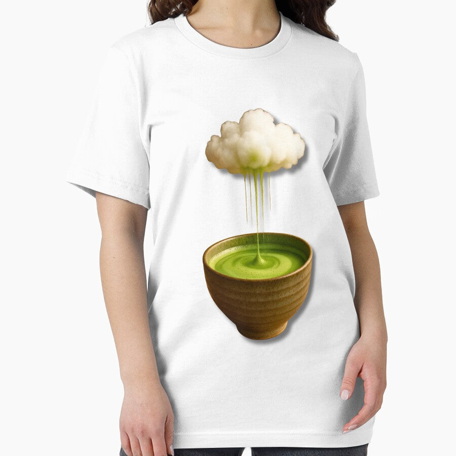 Matcha Cloud – Surreal Green Tea Art Shirt by Kasad Hoodie, Sweatshirt | BlankRebels.com (Image 2)