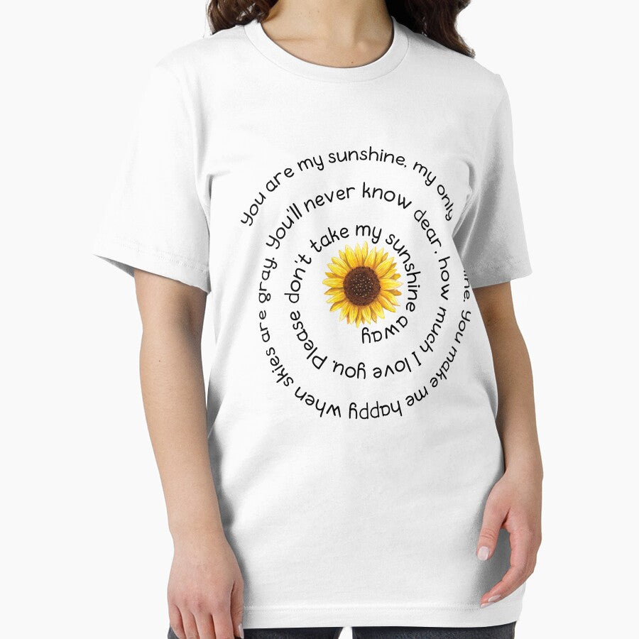 You Are My Sunshine My Only Sunshine Hippie Sunflower by ColinRedpath T-Shirts, Hoodie, Sweatshirt (Image 2)