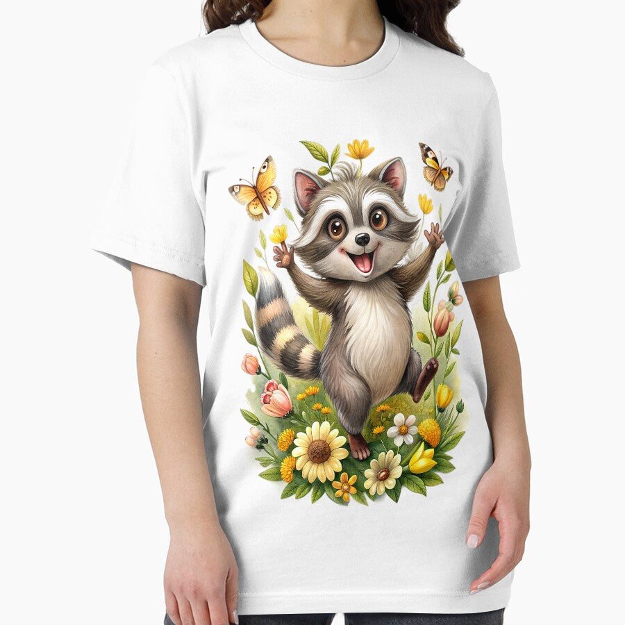 cute cheerful little raccoon by Arextr T-Shirts, Hoodie, Sweatshirt | BlankRebels.com (Image 2)
