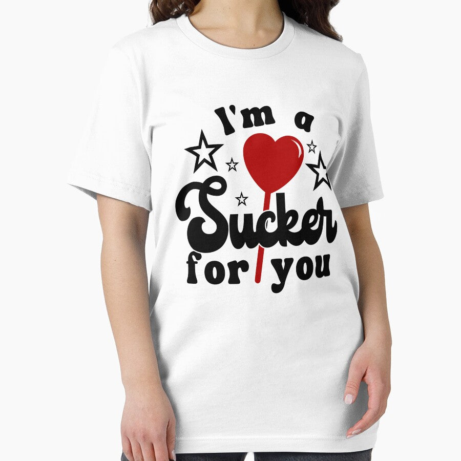 Funny Valentines T-Shirt I'm A Sucker For You by SAFORDO Hoodie, Sweatshirt | BlankRebels.com (Image 2)
