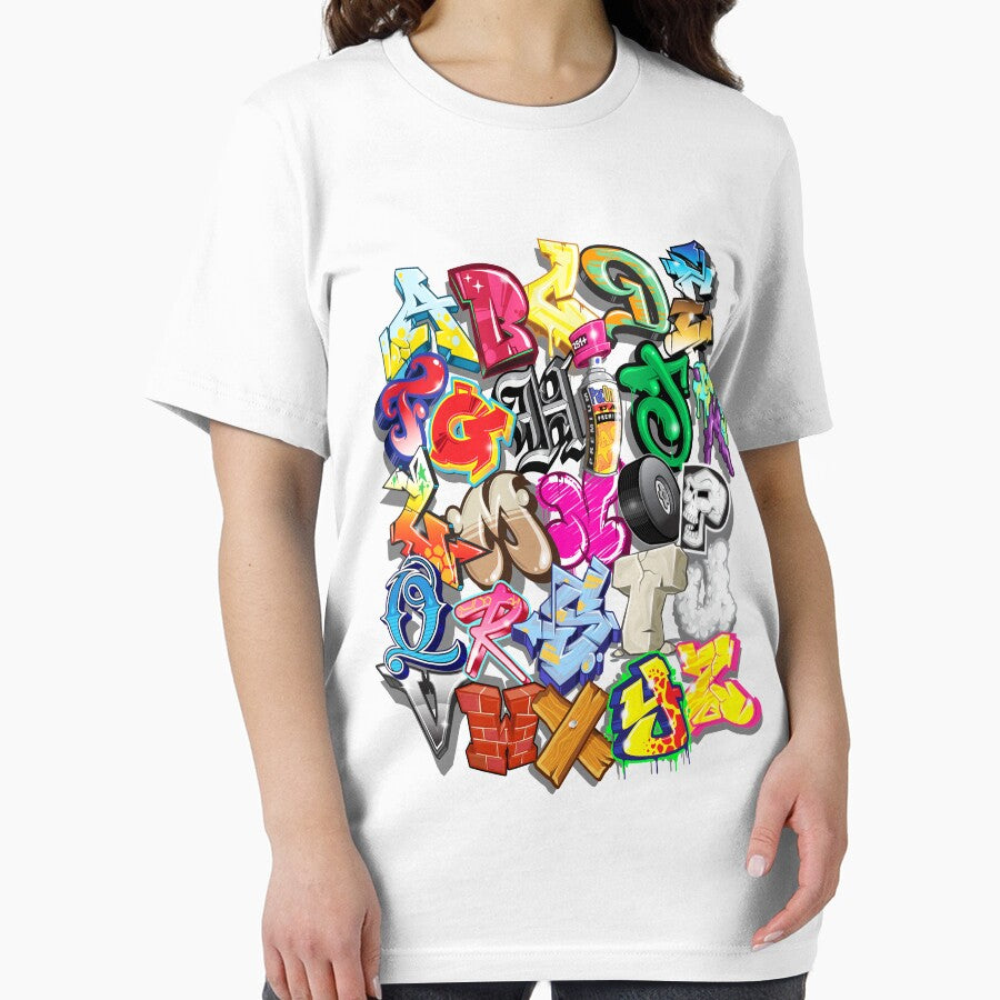 Graffiti Alphabet by trev4000 T-Shirts, Hoodie, Sweatshirt | BlankRebels.com (Image 2)