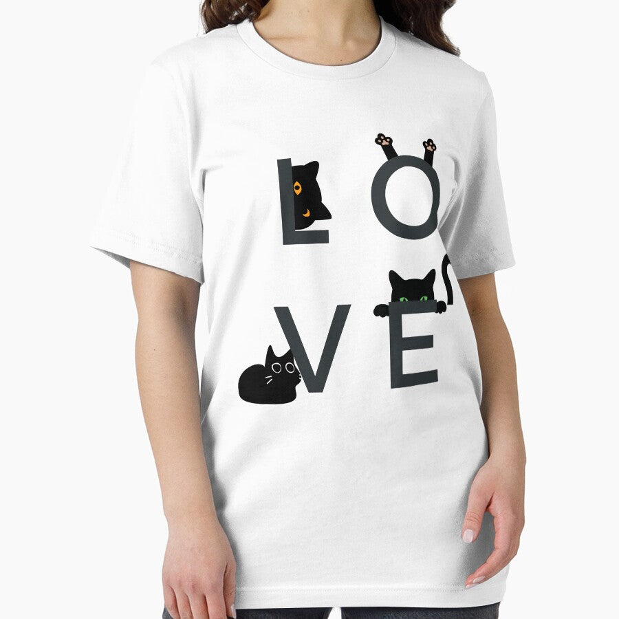 Love Cat Mom Black Cat Pet Owner Cat Dad by CCKimShop T-Shirts, Hoodie, Sweatshirt | BlankRebels.com (Image 2)