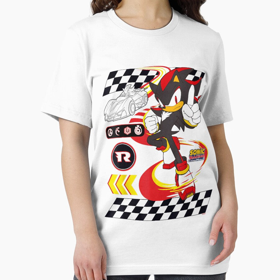 Sonic 90s Racing Funny Cartoon Series Cute Anime Vintage Essential T-Shirt by sueowpekri Hoodie, Sweatshirt (Image 2)