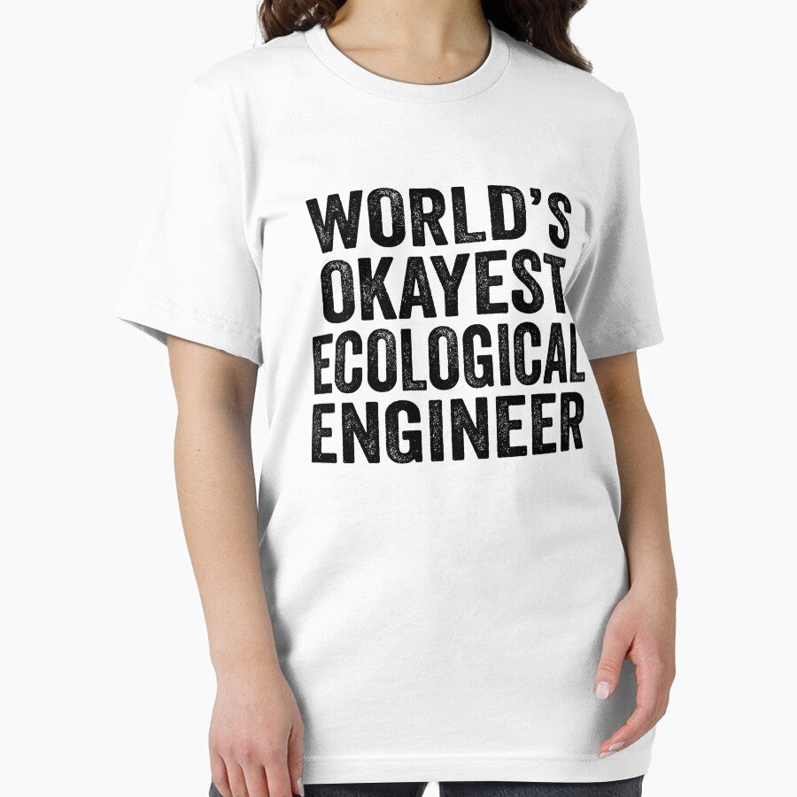 World's okayest Environmental engineer Shirt, Funny Environmental engineer Dad Husband, Environmental engineer... (Image 2)