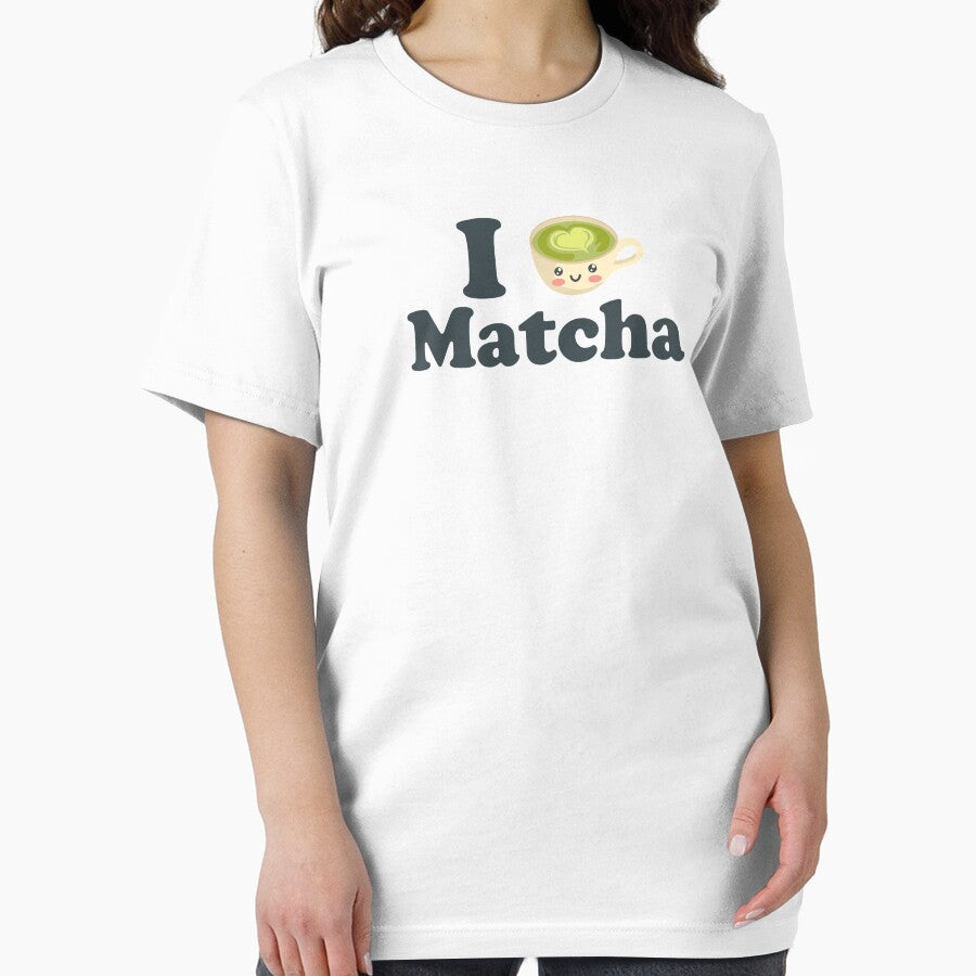 Japanese Latte Kawaii - I Love Heart Matcha Green Tea by buy-on-demand T-Shirts, Hoodie, Sweatshirt (Image 2)
