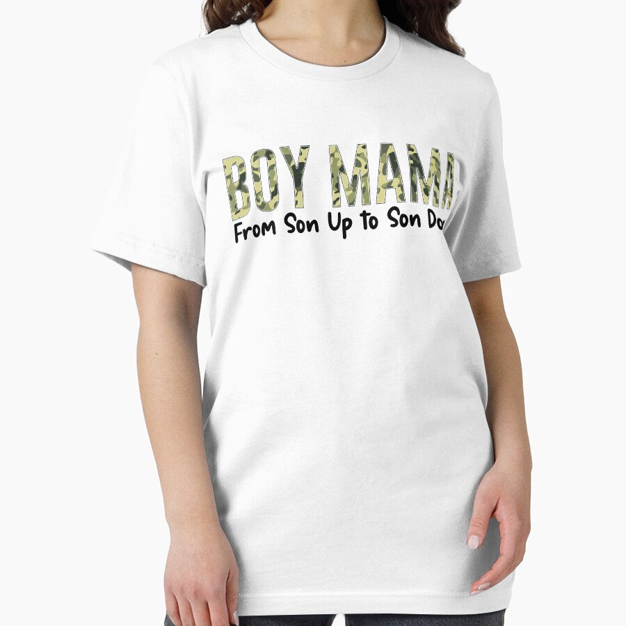 Mother's Day Sweatshirts Long Sleeve Pullover Tops Boy Mama (Image 2)