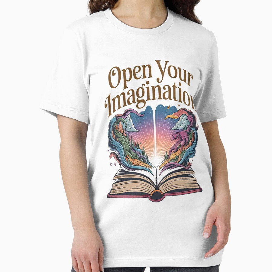 Open Your Imagination Dive Into New Worlds Book Lover by TheRetroStyle T-Shirts, Hoodie, Sweatshirt (Image 2)