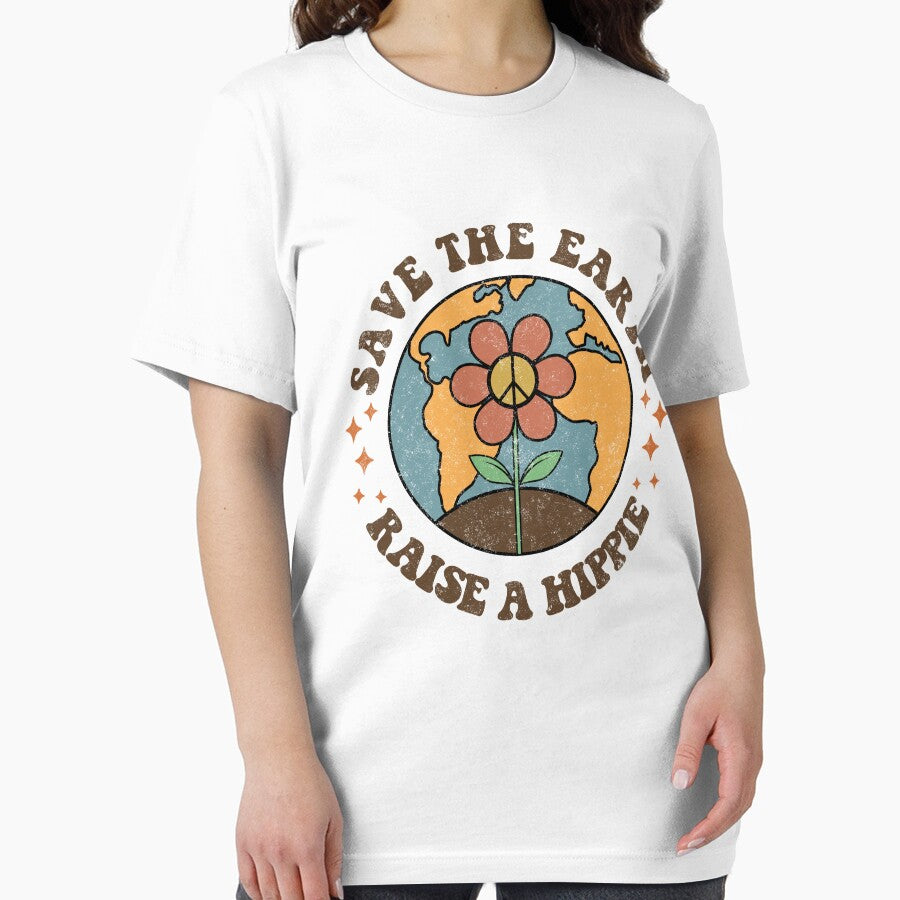Save The Earth Raise A Hippie Funny Hippy by Bemumd-art T-Shirts, Hoodie, Sweatshirt | BlankRebels.com (Image 2)