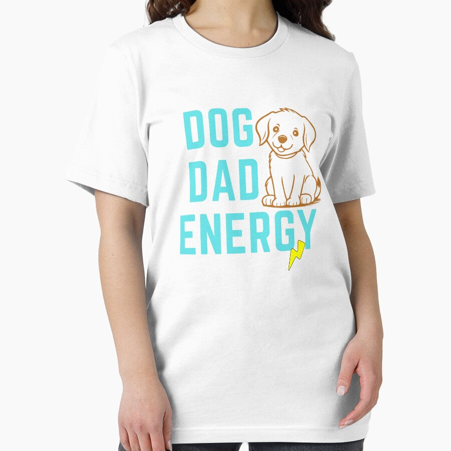 Dog Dad Energy | Funny Dog Lover Quote for Men by bilal sibgui