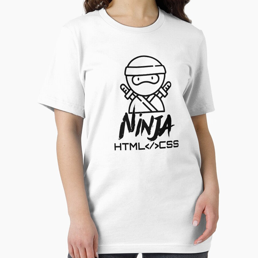 HTML </> CSS Ninja (black) by Stornu2Ruedas T-Shirts, Hoodie, Sweatshirt | BlankRebels.com (Image 2)