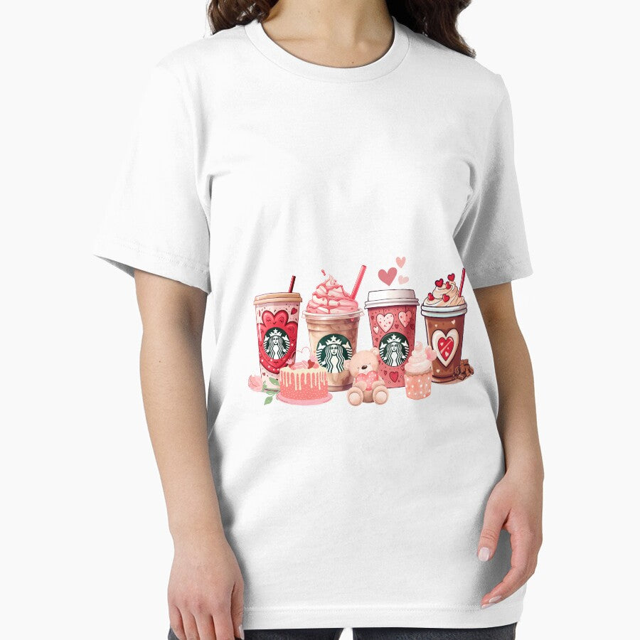 Valentine Coffee, Valentine's Day, Coffee Lover, Valentine Drink by NitroStudio T-Shirts, Hoodie, Sweatshirt (Image 2)