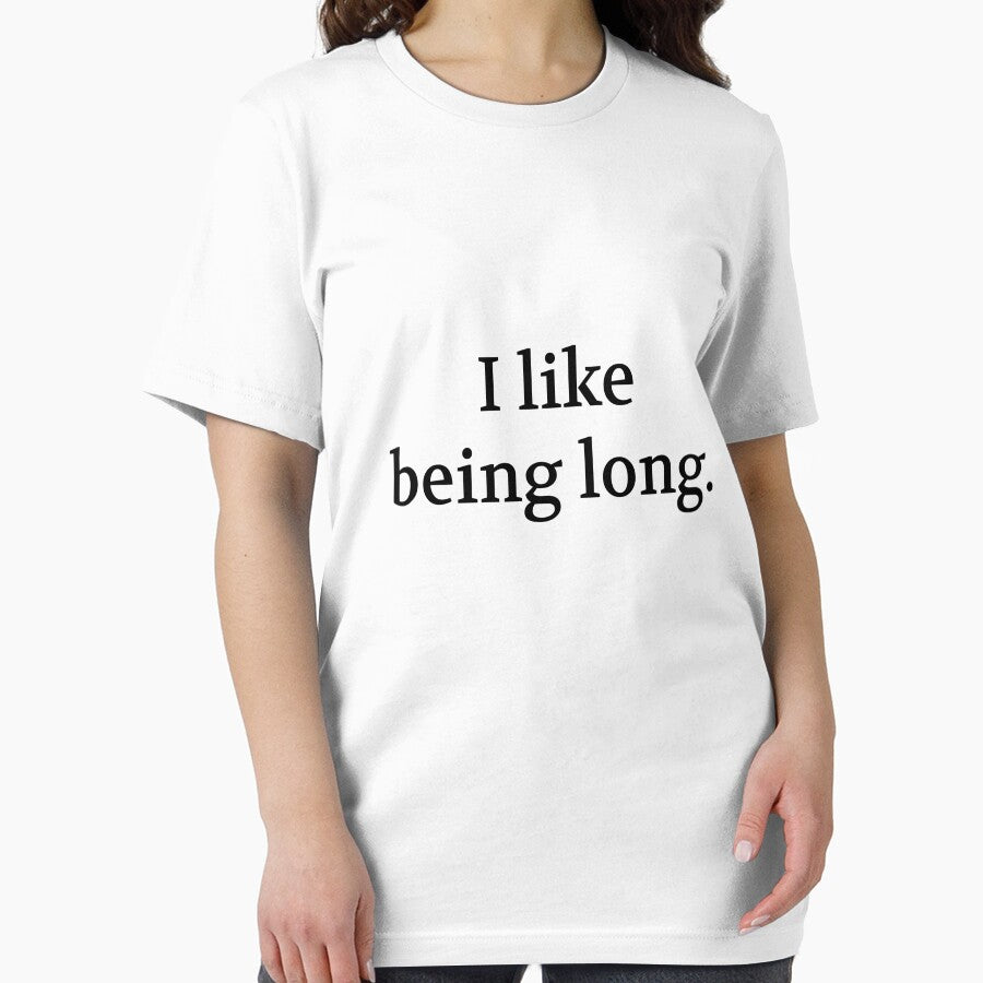 Bullwit! funny money apparel and accessories - "I like being long" by Bullwit! T-Shirts, Hoodie, Sweatshirt (Image 2)