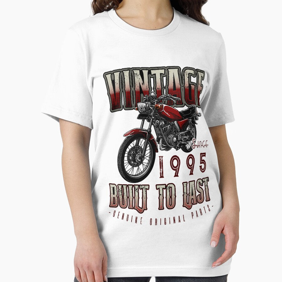 Vintage Motorcycle Biker Motorbike Birthday 1995 by JRRTs T-Shirts, Hoodie, Sweatshirt | BlankRebels.com (Image 2)