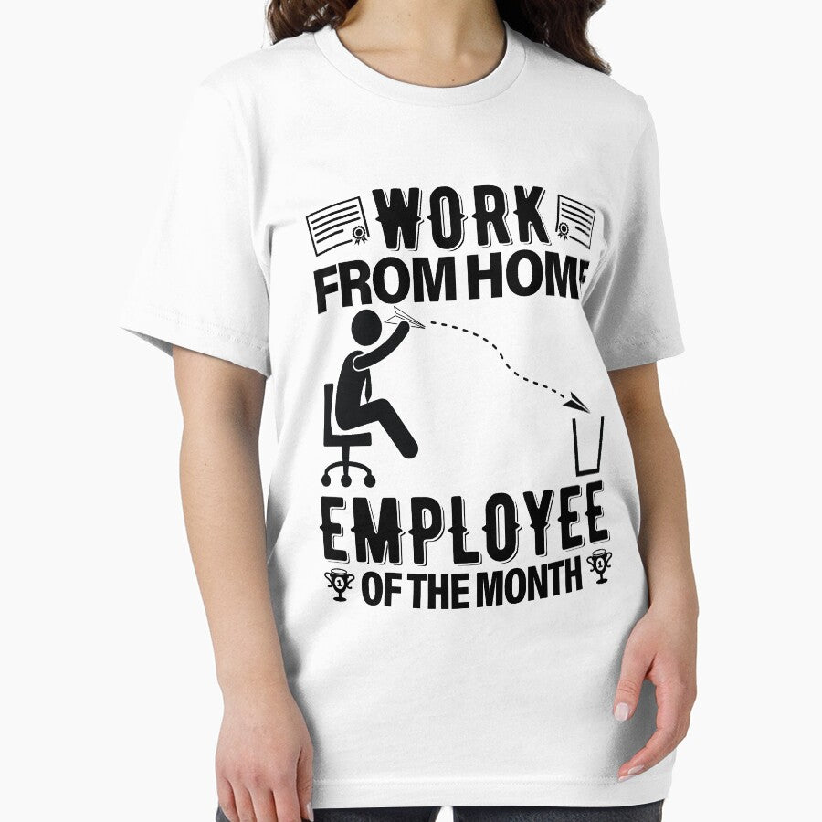 Work From Home Employee Of The Month Employed by GravitiTees T-Shirts, Hoodie, Sweatshirt | BlankRebels.com (Image 2)