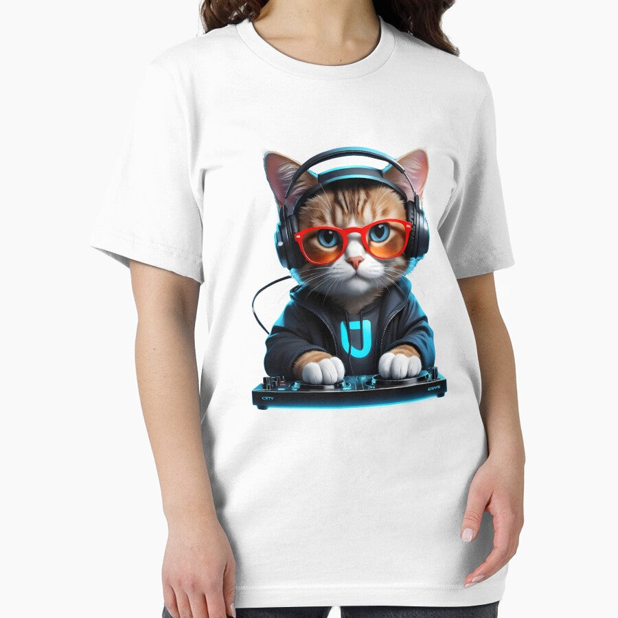Funky Cat DJ by limecaptures T-Shirts, Hoodie, Sweatshirt | BlankRebels.com (Image 2)