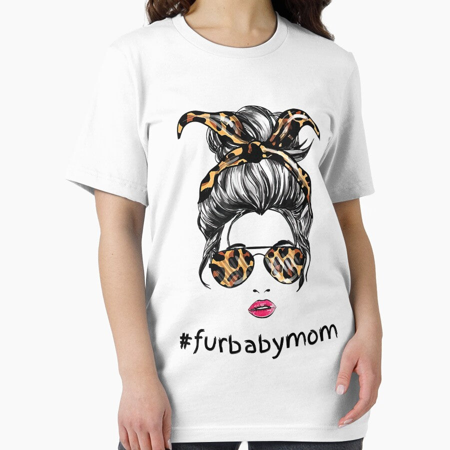 Fur Baby Leopard Messy Bun Sister Life by speakupandshine T-Shirts, Hoodie, Sweatshirt | BlankRebels.com (Image 2)