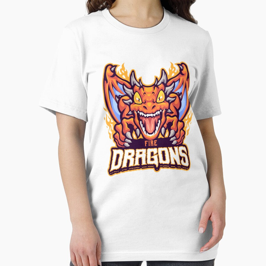 Fire Dragons Mascot by AnimalLover4eva T-Shirts, Hoodie, Sweatshirt | BlankRebels.com (Image 2)