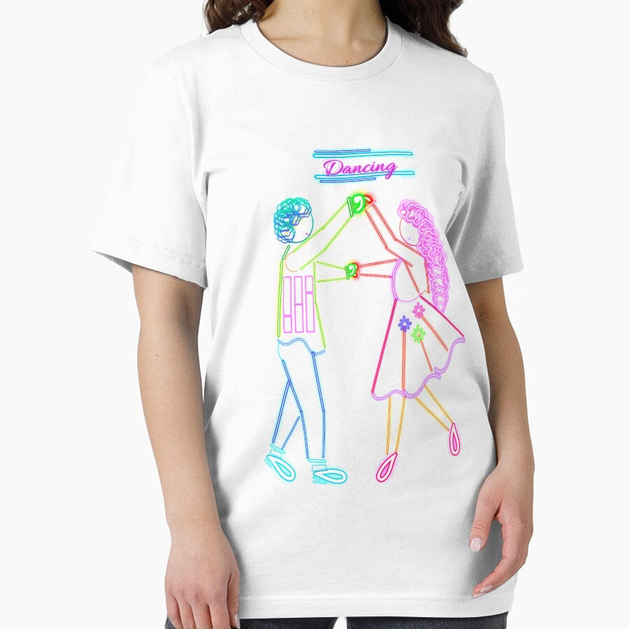 Neon Dancing Couple by BeatyinChaos T-Shirts, Hoodie, Sweatshirt | BlankRebels.com (Image 2)