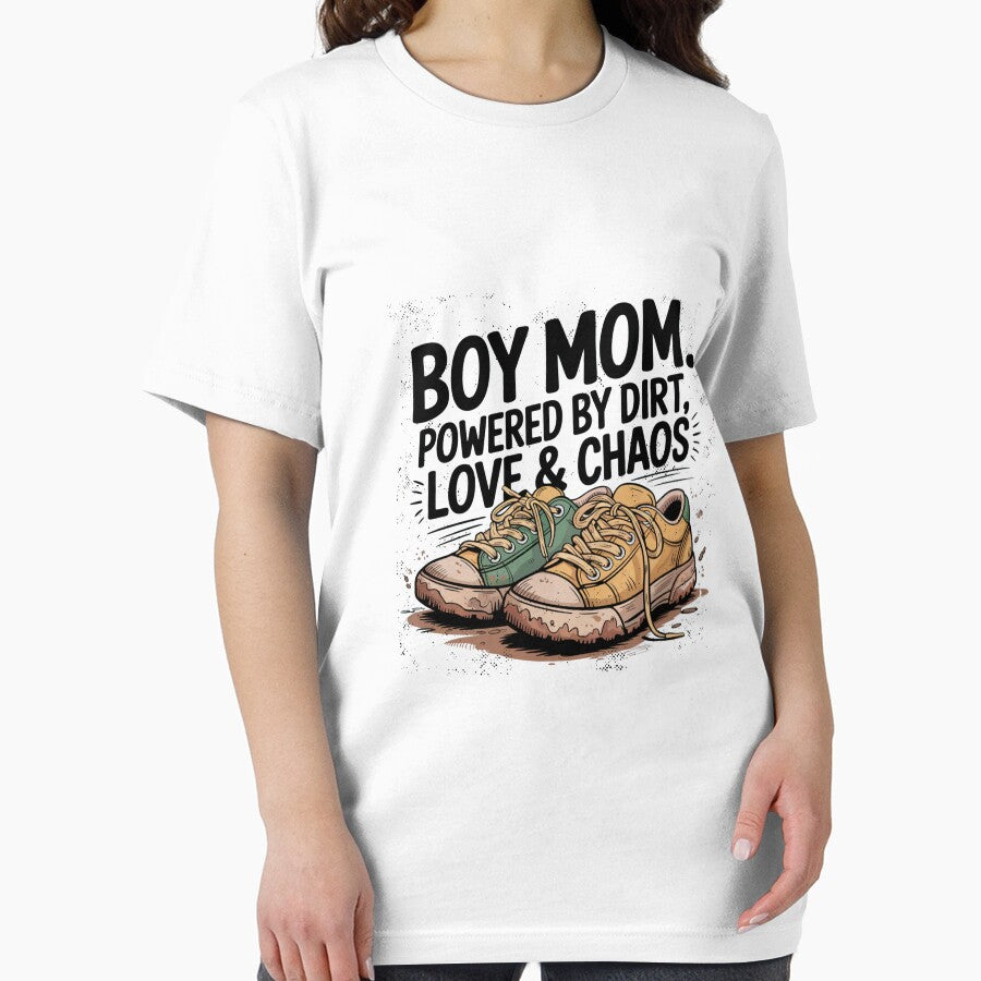 Boy Mom – Like a Regular Mom But with Extra Chaos & Love by ChrisTees5 T-Shirts, Hoodie, Sweatshirt (Image 2)