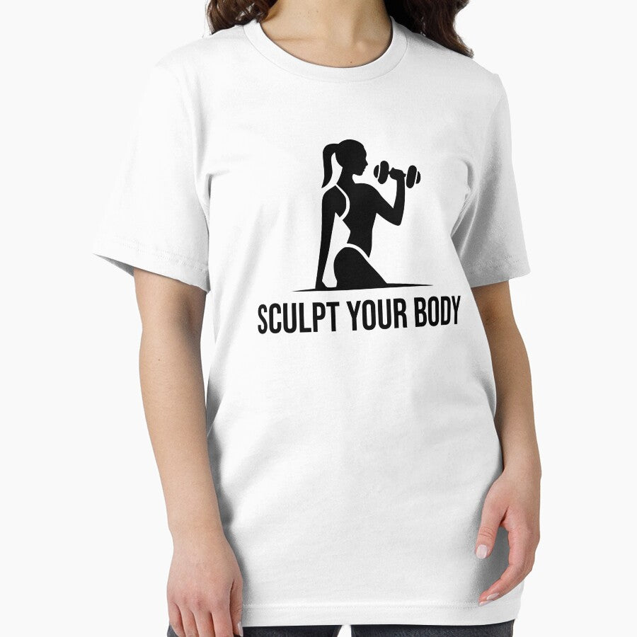 Sculpt your Body - fitness and Gym motivational quote by GraphicDream T-Shirts, Hoodie, Sweatshirt (Image 2)