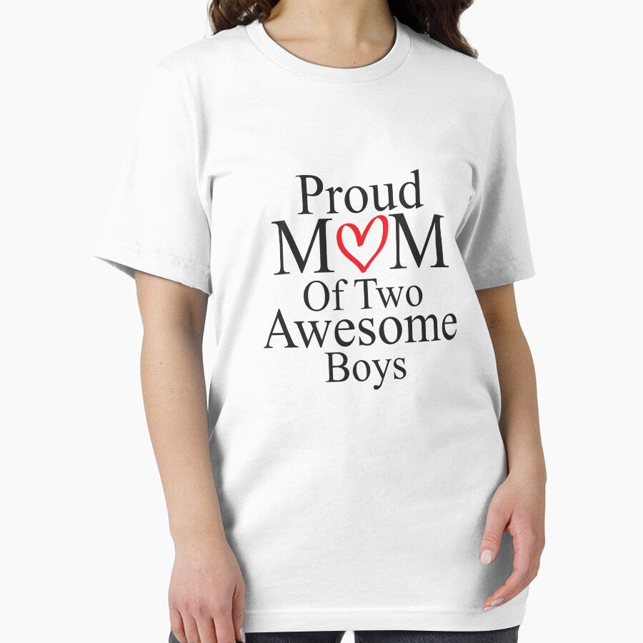 Proud mom Of Two Awesome Boys by KElife T-Shirts, Hoodie, Sweatshirt | BlankRebels.com (Image 2)
