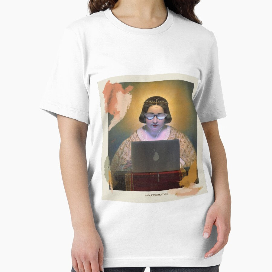 WORK FROM HOME OIL PAINTING by RetroPlaceee T-Shirts, Hoodie, Sweatshirt | BlankRebels.com (Image 2)
