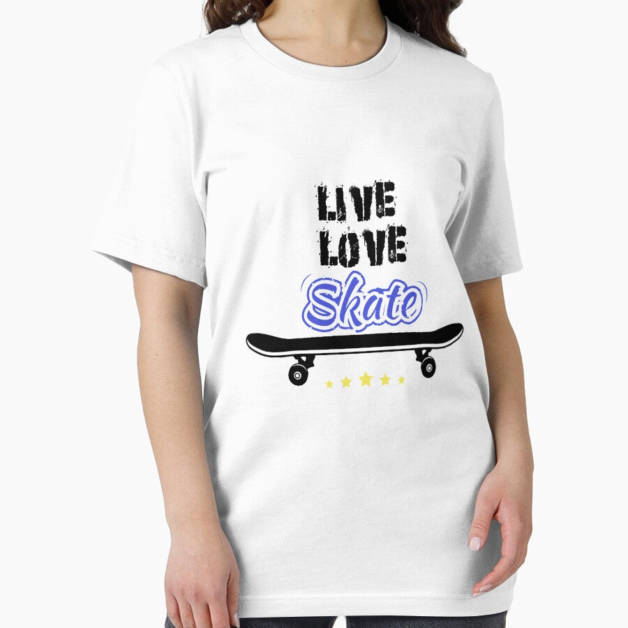 Fuuny skate live love skate ,gift idea for lovers skate sport by Mac Store T-Shirts, Hoodie, Sweatshirt (Image 2)