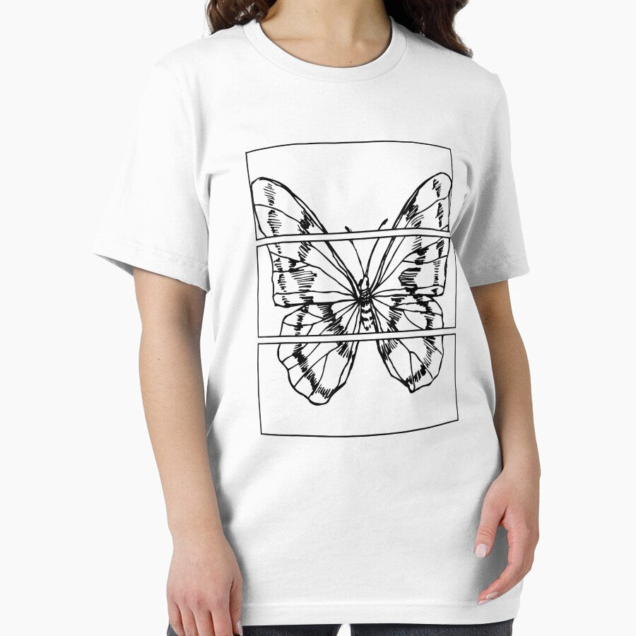 Soft Grunge Emo Aesthetic Butterfly by lydiamoranart T-Shirts, Hoodie, Sweatshirt | BlankRebels.com (Image 2)