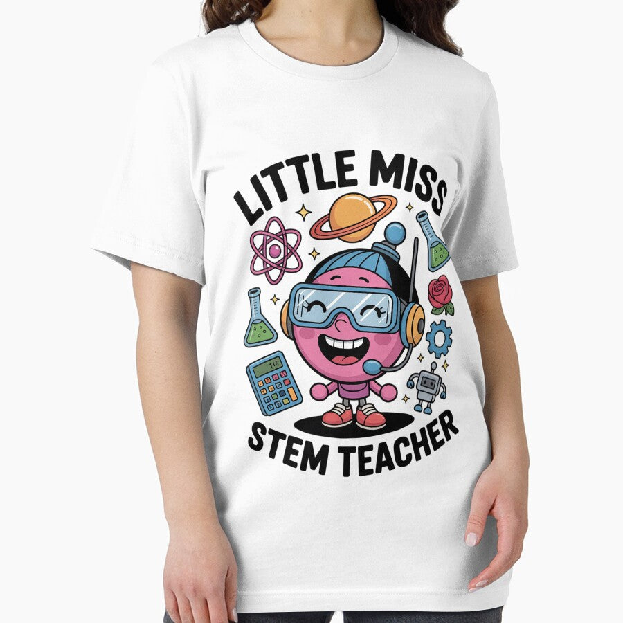 Little Miss Stem Teacher by BotboutiquePre T-Shirts, Hoodie, Sweatshirt | BlankRebels.com (Image 2)